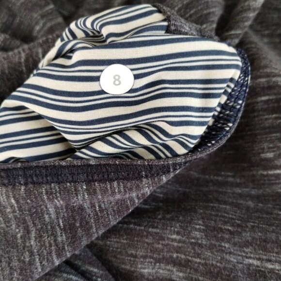 Lululemon Exhalation Pullover II Sz 8 Gray Casual Terry Yoga Gym Loose - Picture 4 of 8